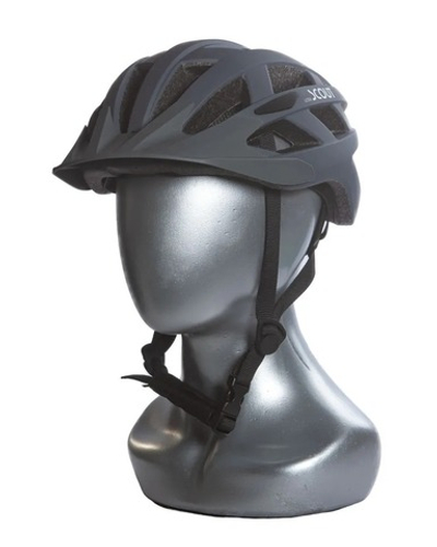 Велошлем с подсветкой UltraScout Eventum Серый матовый M