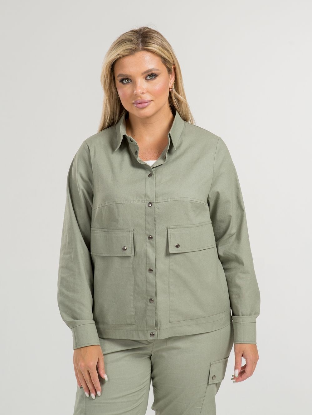 Жакет 1276 хаки Novita (Акция)