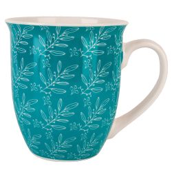 Кружка "Floristry" v=500мл (фарфор) (min6) (транспортная упаковка)