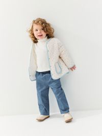 Куртка стеганая на кнопках "Незабудка" с утеплителем 0+