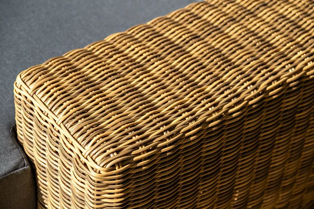 "Капри" трансформирующаяся лаунж-зона из искусственного ротанга, цвет соломенный