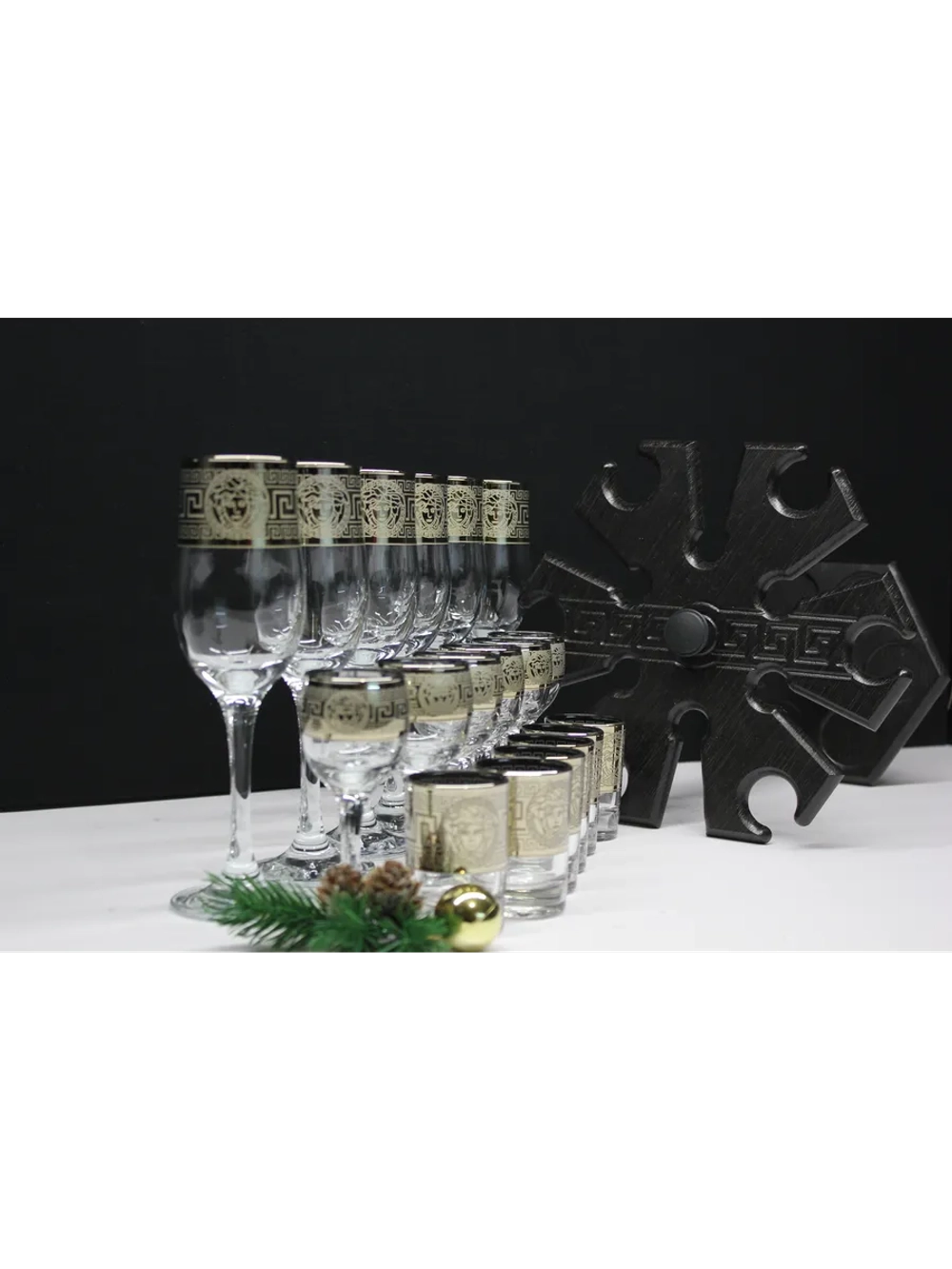 Барный набор 18 предметный с Бокалом