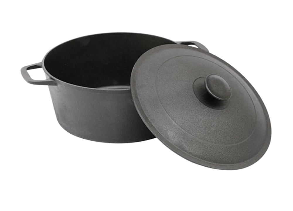 Кастрюля Биол чугунная с крышкой 5 л. 1405-3