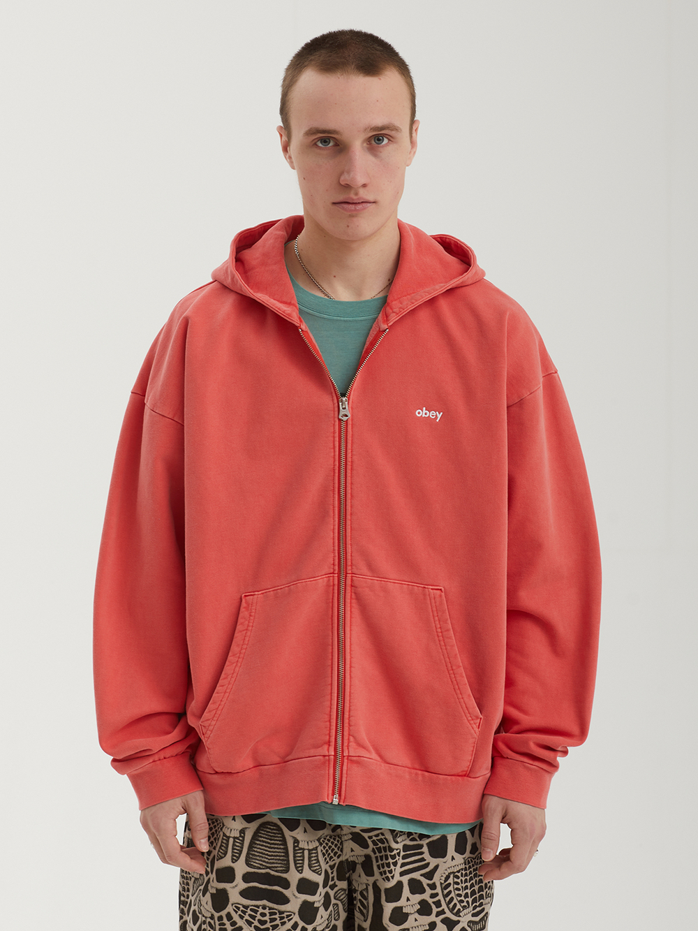 Мужская Толстовка Lowercase Pigment Zip