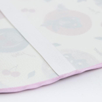 5164376 Клеенка 70*100 см., на резинке, арт. 0065, с окантовкой, рисунок "Совы", цвет МИКС