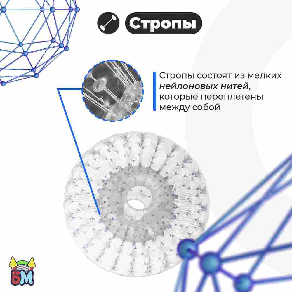 Светящийся Зорб без сидений,ТПУ, 2,8 м