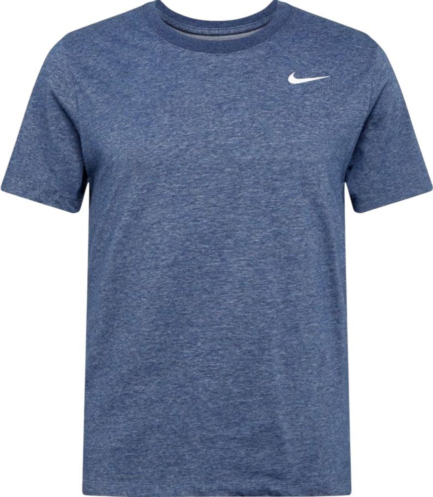 Мужская теннисная футболка Nike Solid Dri-Fit Crew - heather blue