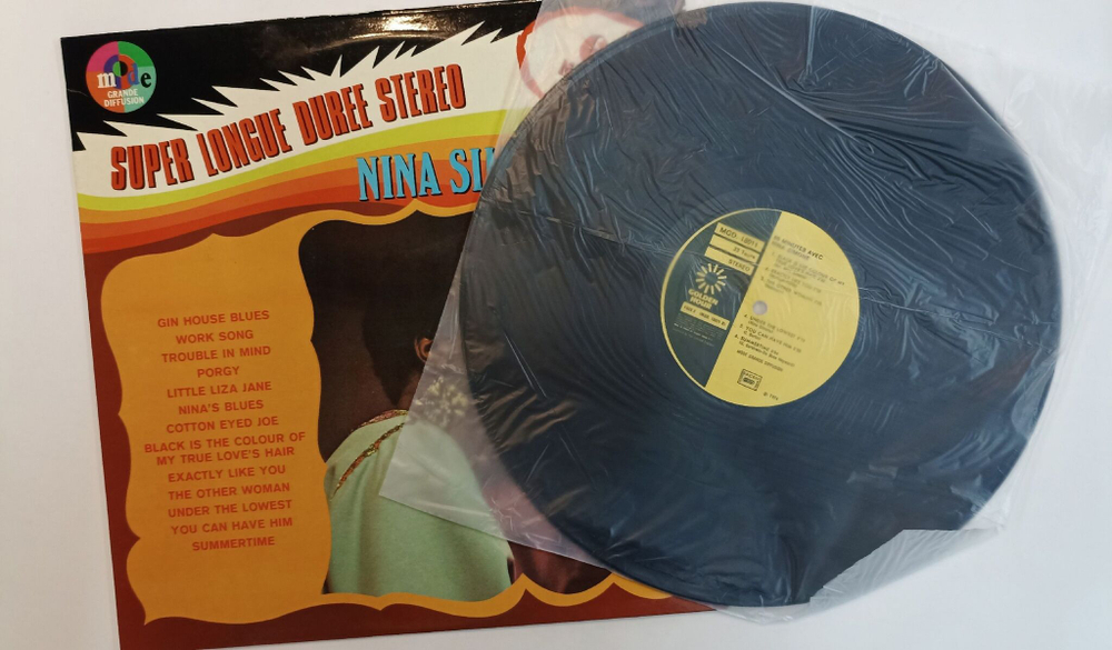 Винтажная виниловая пластинка LP Nina Simone 60 Minutes Avec Nina Simone (France 1974)