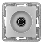 Розетка ТВ оконечная Profitec Tesla Серебро