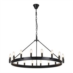 Citilux Смитсон CL470118 Люстра замковая подвесная Чёрная