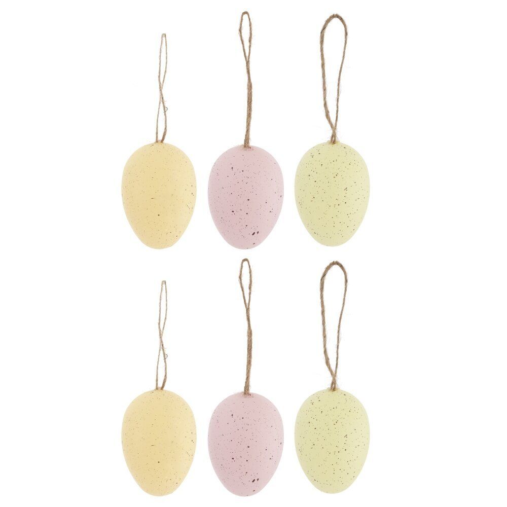 GAEM Набор из 6-ти изделий декоративных подвесных "Яйцо" (3,5*5,5), L13 W4 H17 см