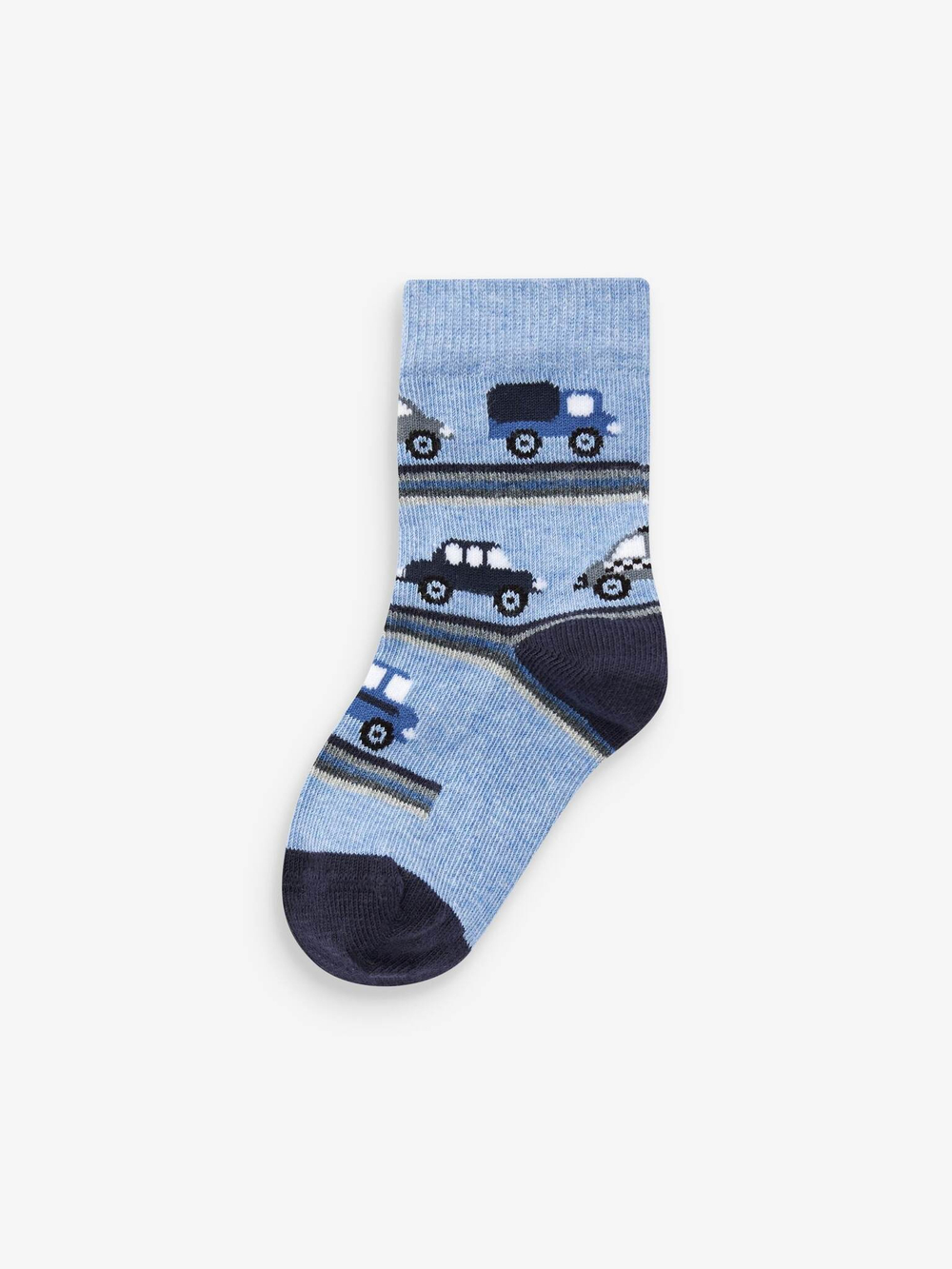 Носки хлопковые для мальчика Next T94-267, 7 шт., Серый, Синий