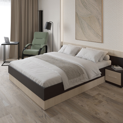 Прикроватная тумба DIWO Коломна венге, дуб молочный