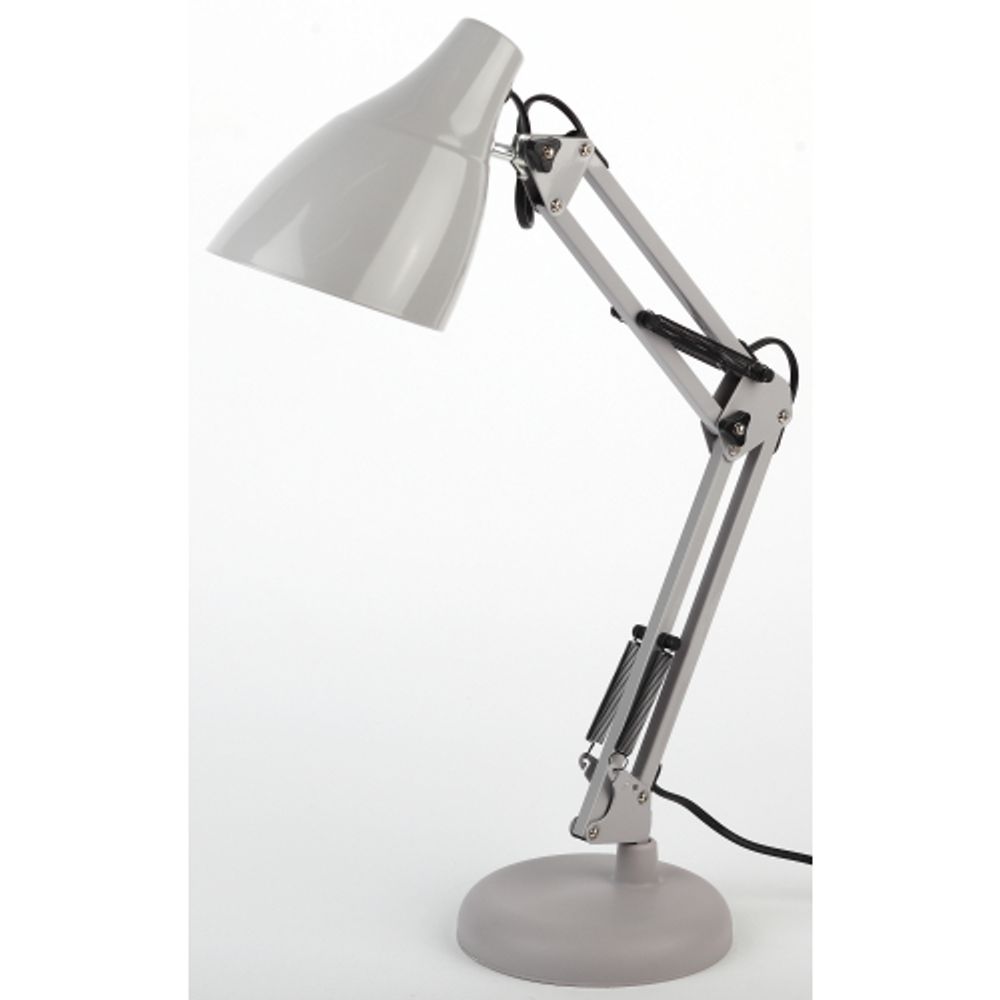 Настольный светильник ЭРА N-123-Е27-40W-GY серый