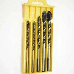 Набор свёрл 5 шт по стеклу , керамике , плитке Сверла для керамогранита и мрамора 6-12мм