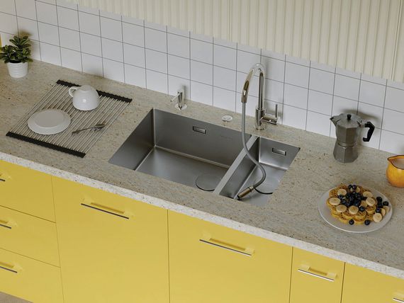 Кухонная мойка OMOIKIRI Taki 69-2-U/IF-LG-L Side(арт.4997051)