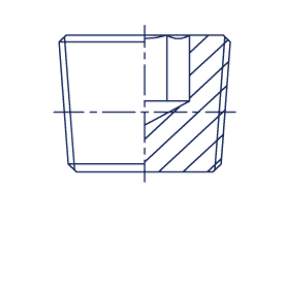 Заглушка BSPT 1/4