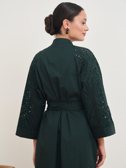 Платье кимоно ажурное