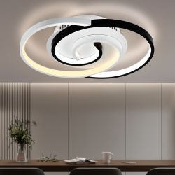 Светильник потолочный светодиодный Rivoli Abby 6101-101 LED 3900К - 4400К 57 Вт модерн с пультом