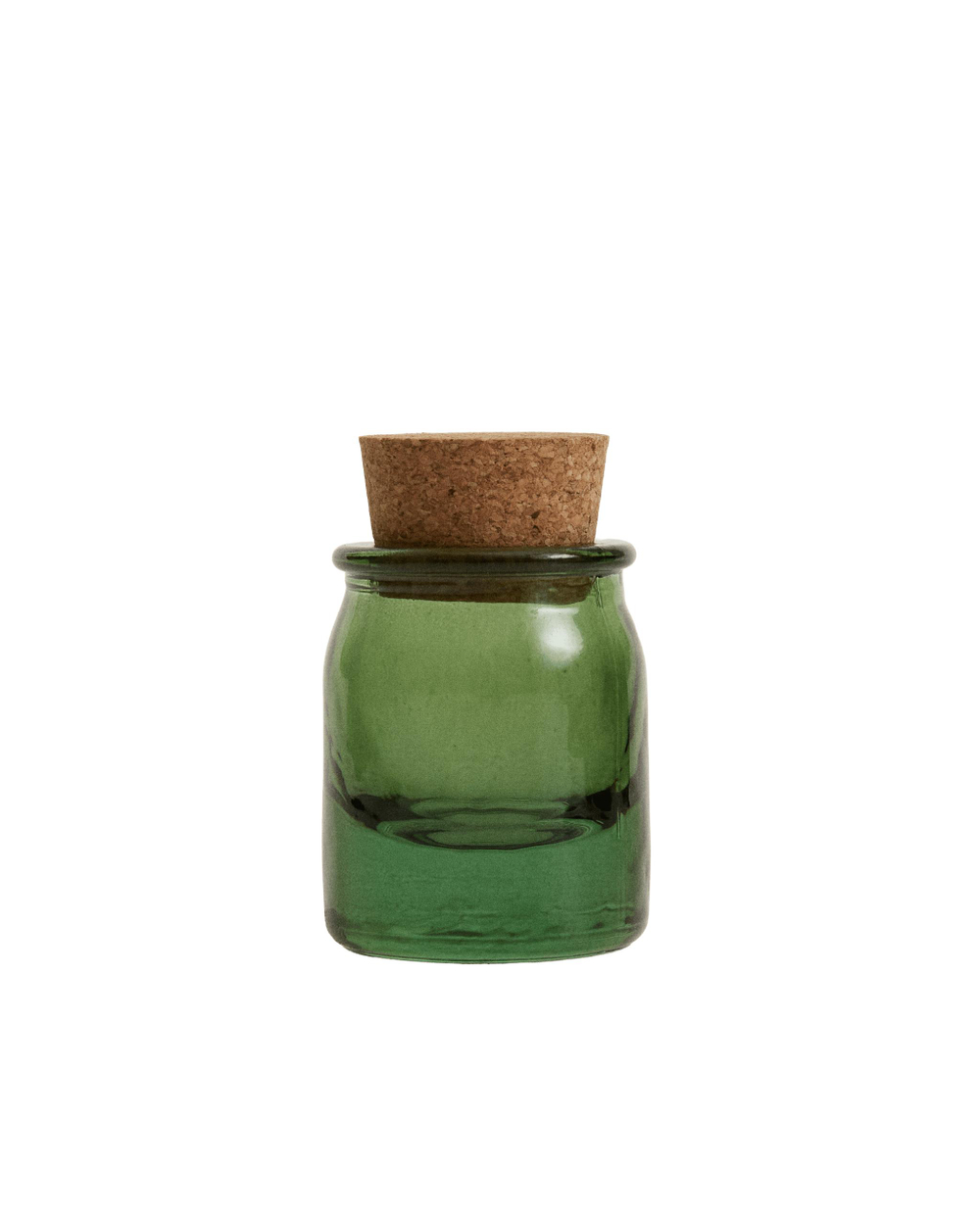 Zara Home солонка из стекла, цвет зелёный, 5 см