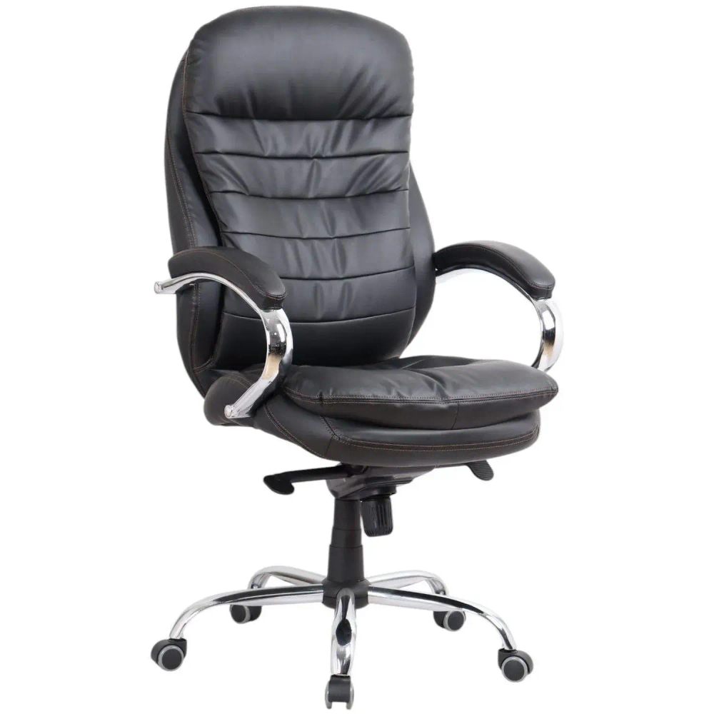 Кресло BN_SH_EChair-515 MPU кожзам черный, хром