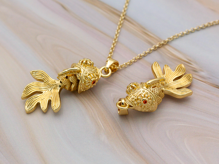 Подвеска "Золотая Рыбка", 25,5мм