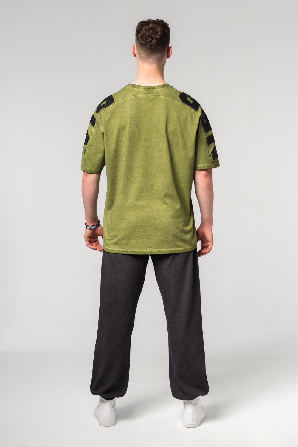 Футболка WASHED-OFF OVERSIZED T-SHIRT LIFTING CLUB 368