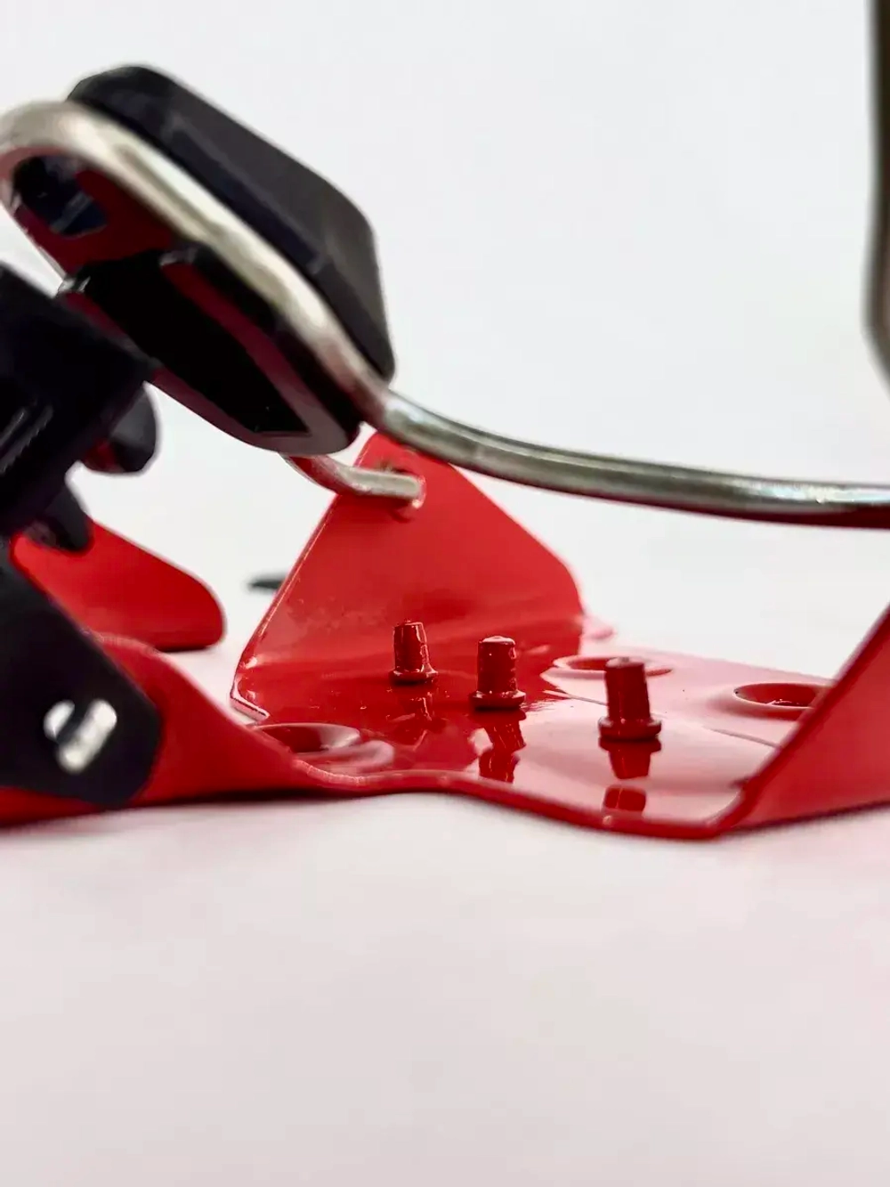 Крепление для лыж NN75 мм, железное для деревянных лыж