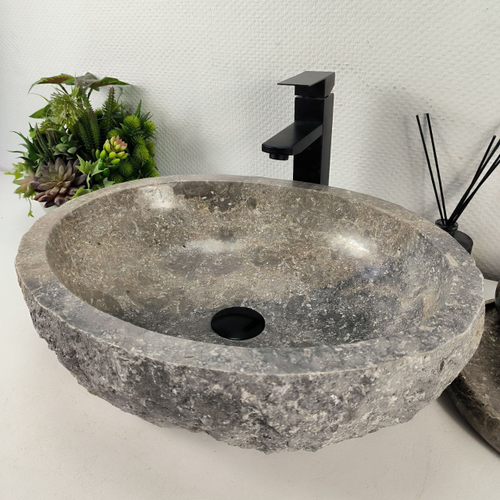 Раковина из мрамора Erozy Grey EM-64372 51*41*15 0188