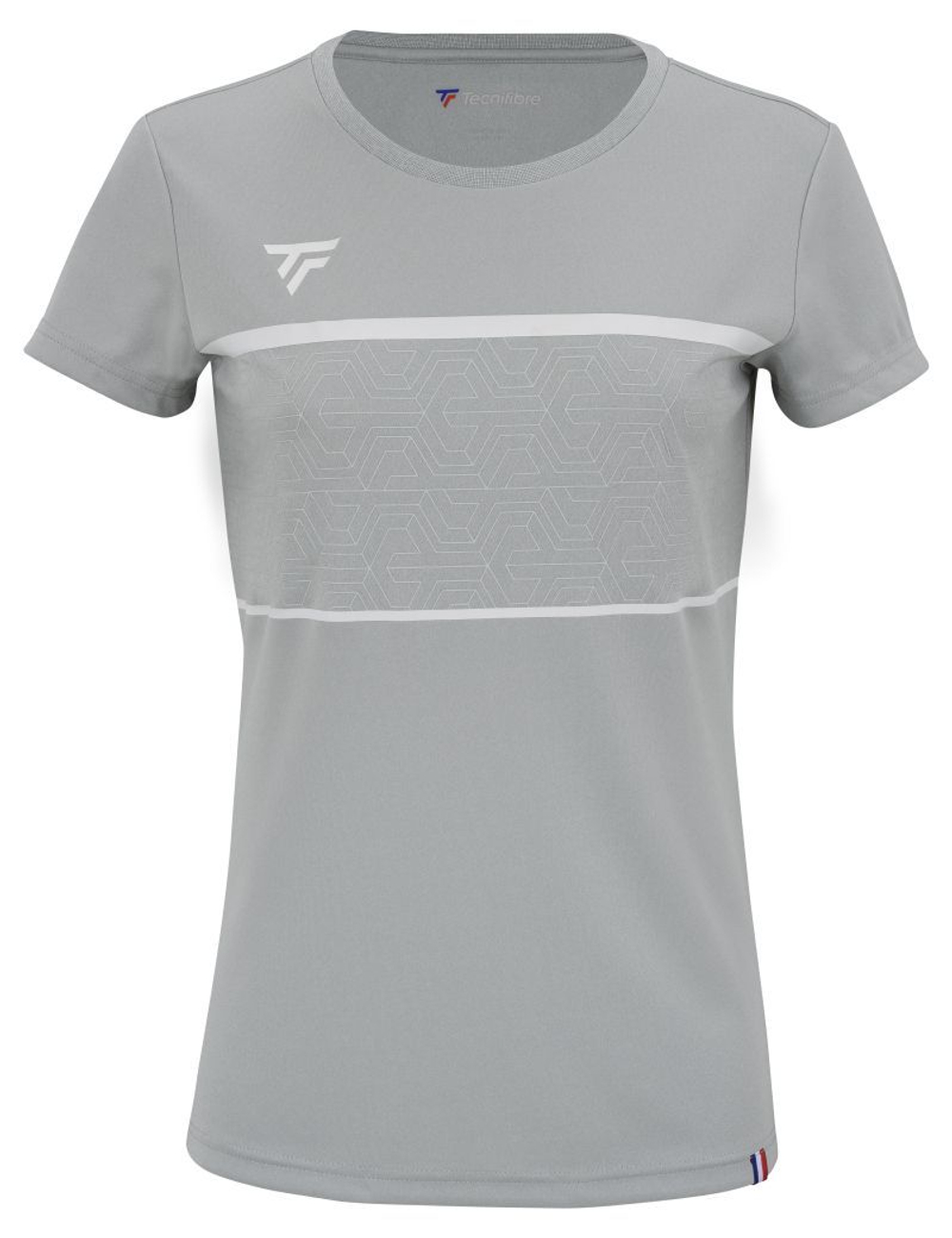 Женская теннисная футболка Tecnifibre Team Tech - silver