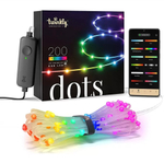 Программируемая светодиодная лента 10 м - Twinkly Dots (Multicolor edition) - 200 шт. RGB + BT + Wi-Fi ( TWD200STP-TEU ) ( прозрачный провод )