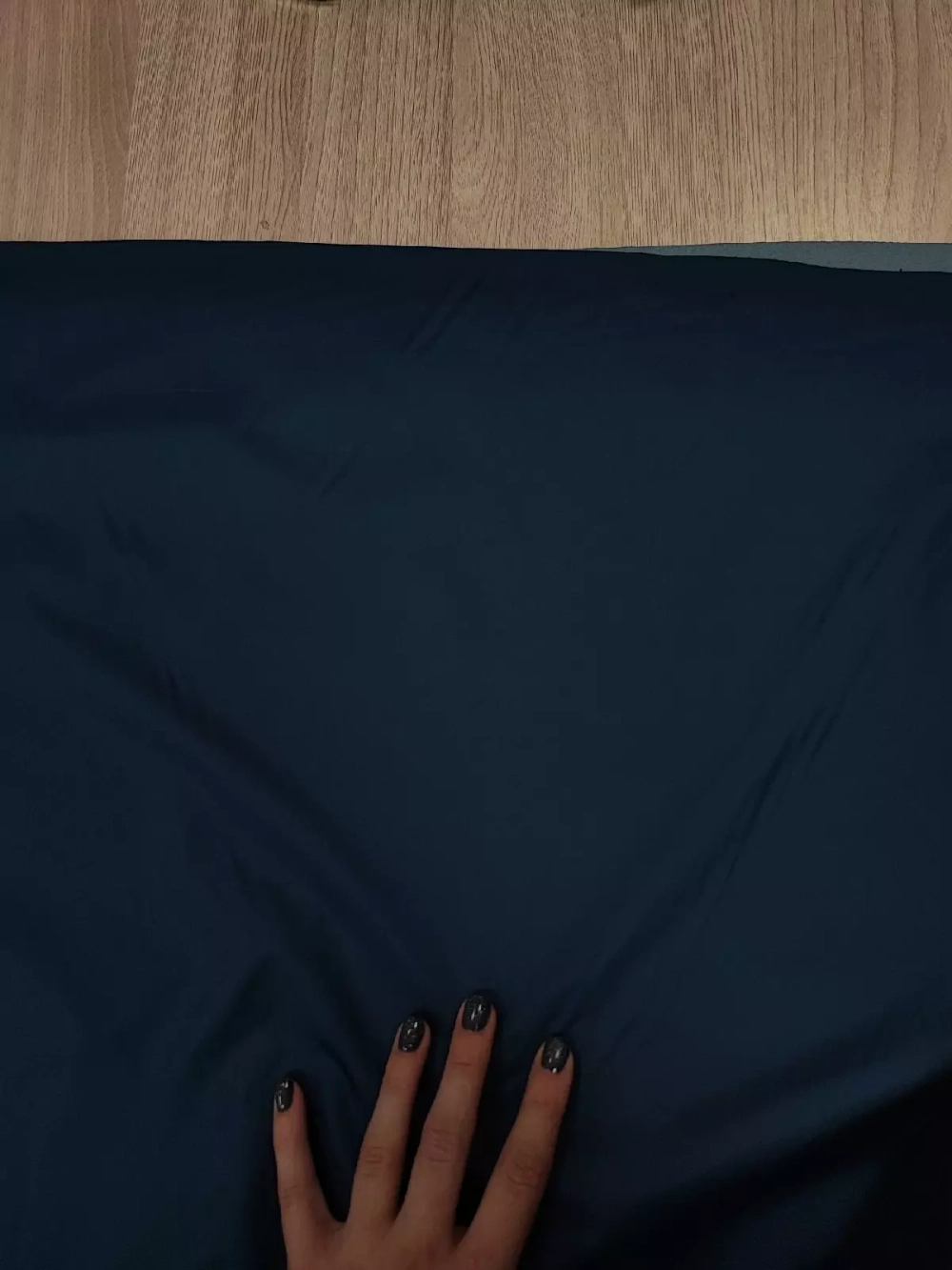 Дюспо (курточная ткань). Цвет- Синий (Navy blue)