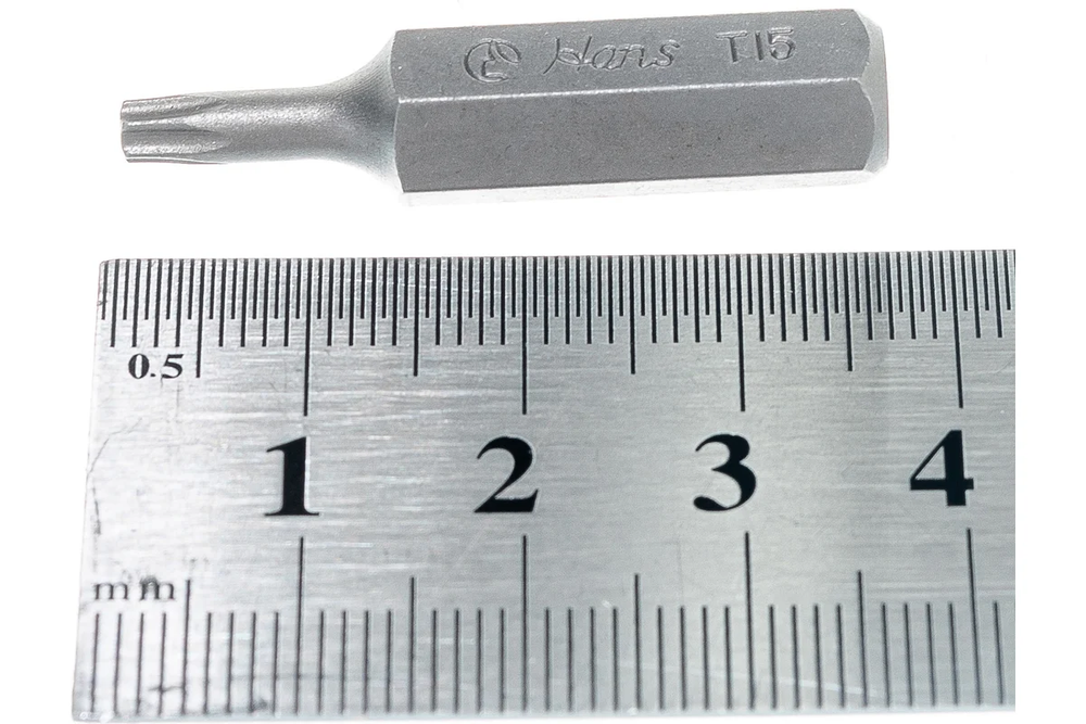 Бита короткая TORX на 5/16" T15, 042-4T15