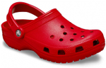 Crocs Classic clog casual and comfortable hole shoes for men and women with the same style chili red