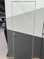 Скрытые межкомнатные двери в алюм. кромке invisible подкраску. Размер 2000х600 комплект