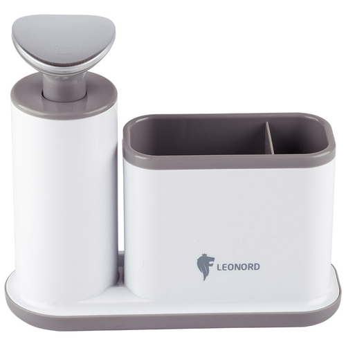 Диспенсер для жидкого мыла SAUBER с органайзером Leonord