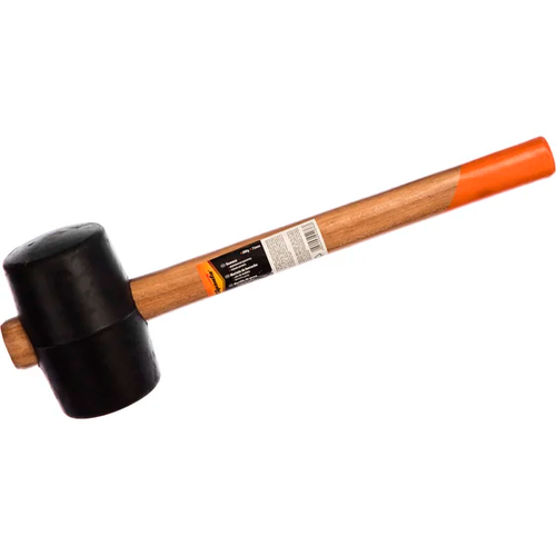 Киянка резиновая, 910 г, черная резина, деревянная рукоятка// Sparta