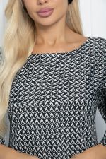 Платье Елена (черно-белое) П11307 LT Collection