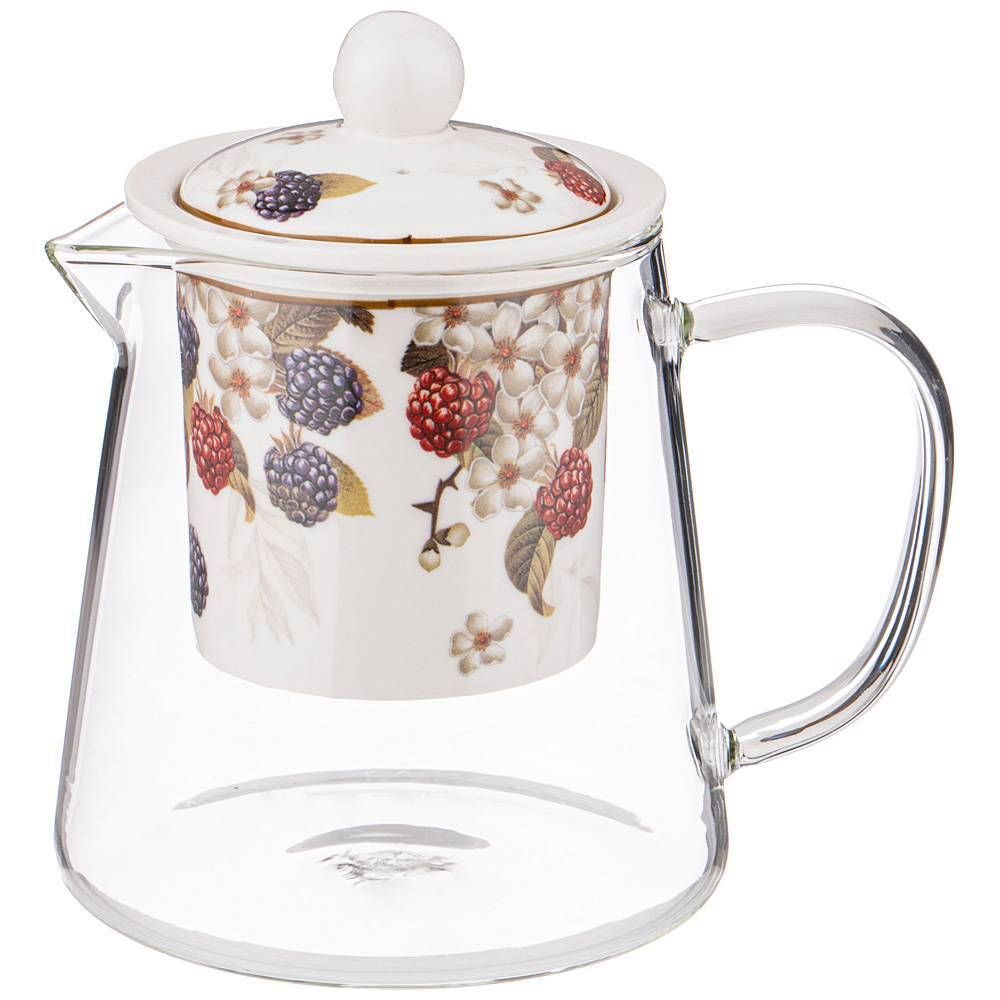 ЧАЙНИК СТЕКЛЯННЫЙ С СИТОМ LEFARD "ЕЖЕВИКА" 400 МЛ (КОР=36ШТ.)