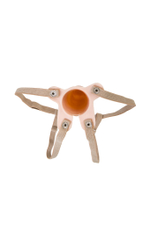 Фаллопротез LoveToy поясной телесный 15 см