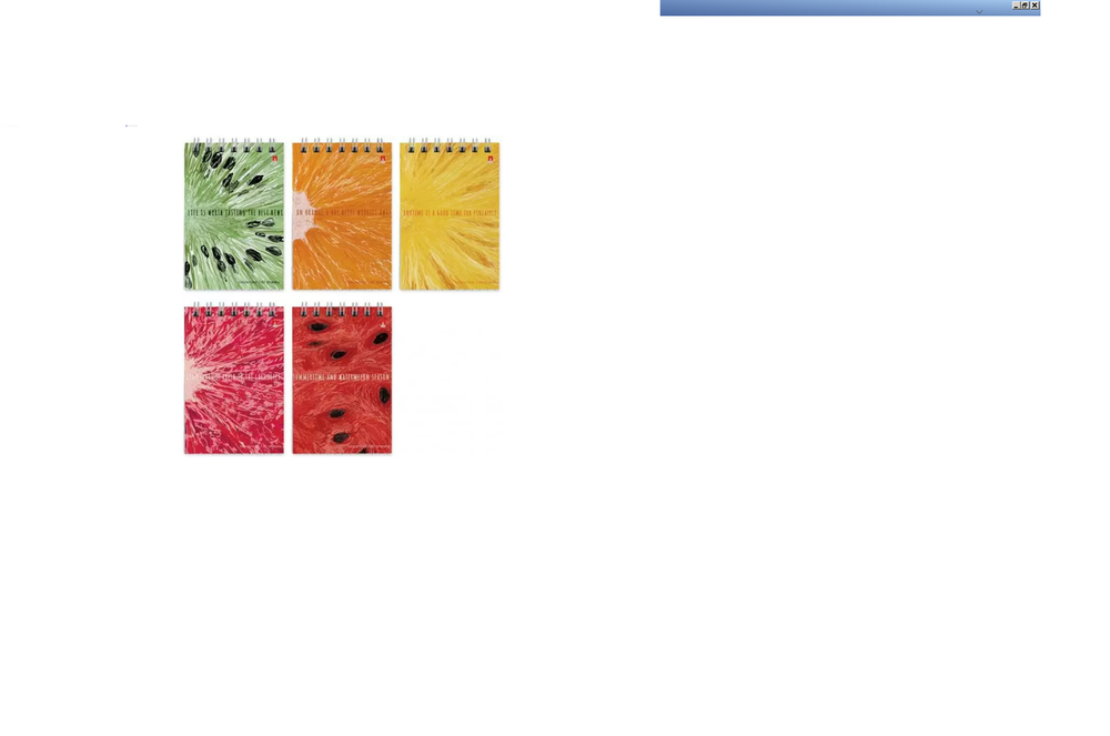 Блокнот А7 40л. "Exotic fruits" в ассорт. (Альт)