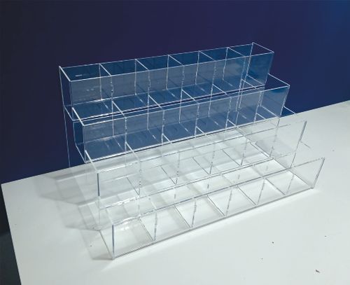 Подставка под ручки и карандаши 24 ячейки для низкой полки