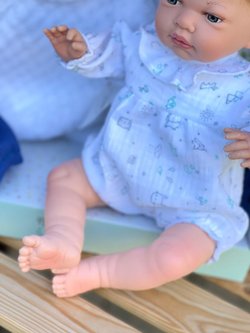 Кукла Реборн Nines 40см мягконабивная (N0233)