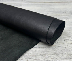 Черная натуральная кожа Nappa Strucco Nero (1,4-1,6 мм)