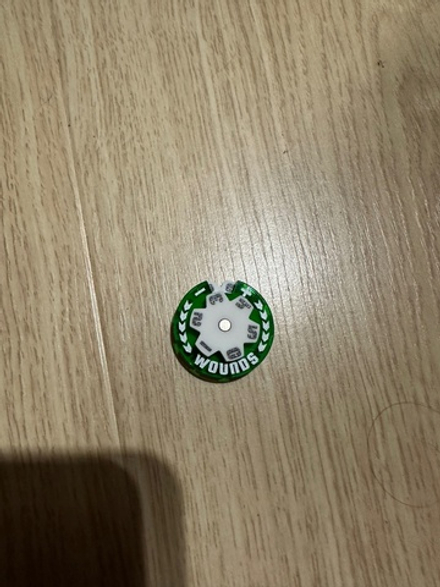 Round Counters 32mm. Green