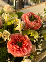 Букет с розой Мандарин