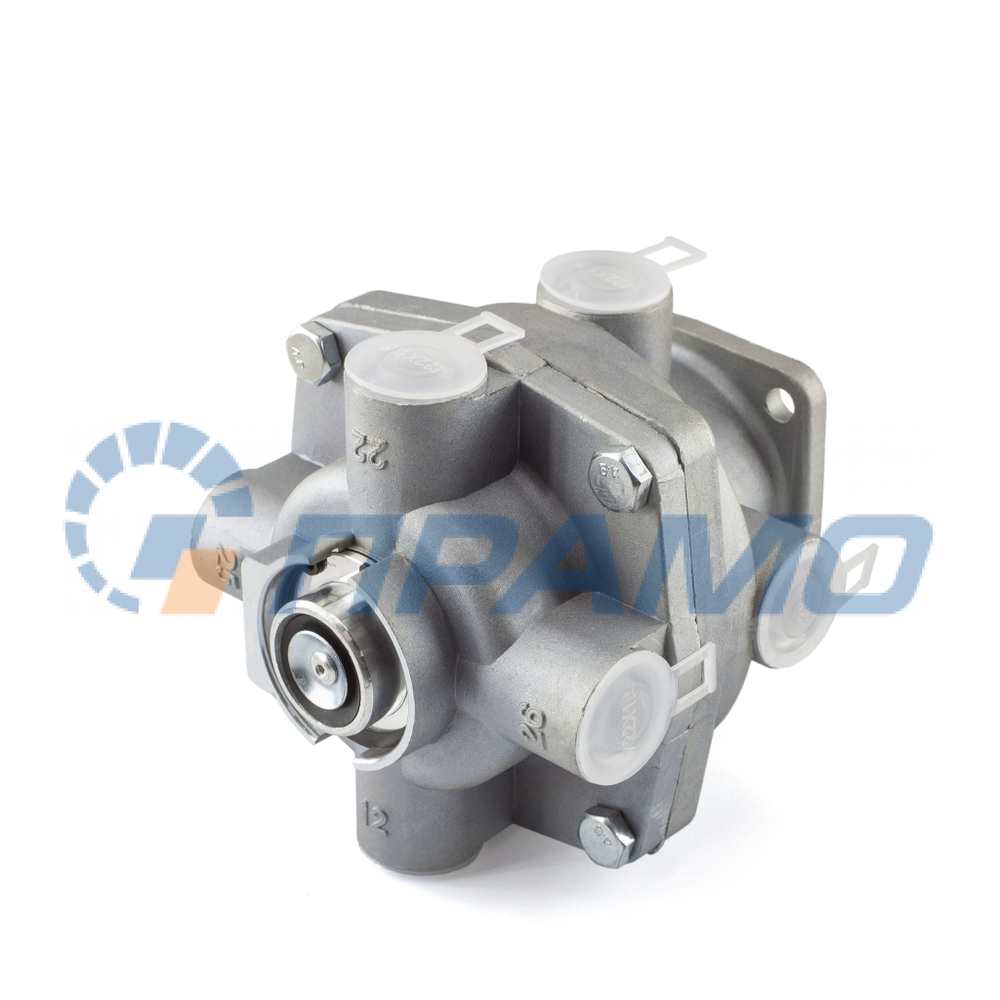100-3514010-01 (ПРАМО) Кран тормозной 2-х секционный для КАМАЗ, МАЗ, ЗИЛ