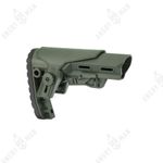 Облегченный телескопический приклад Альфа с подщечником, К.Арма / K.Arma