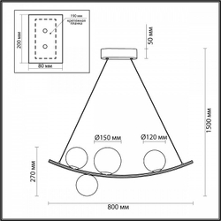 Подвесной светильник Odeon Light 4267/4