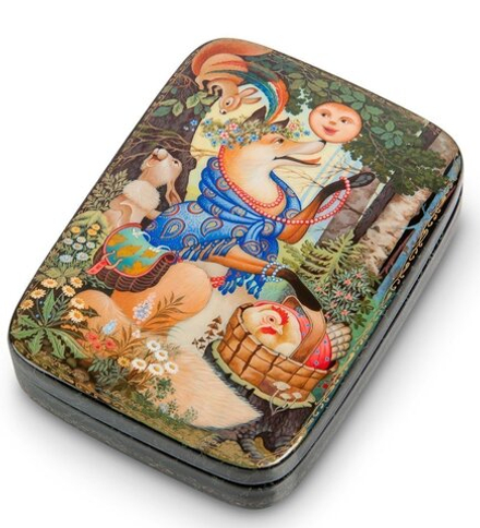 Народные промыслы ШК-30/ 37 Шкатулка «Колобок» Каратаева К.